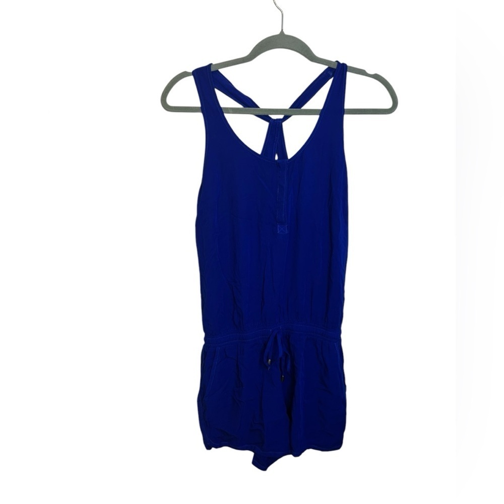 Splendid Royal Blue Snap Front Romper